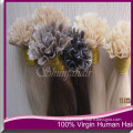 High quality pre-bonded hair extesnion,Hot sale 100% remy human hair factory price hair extensions , Nail tip extesnion